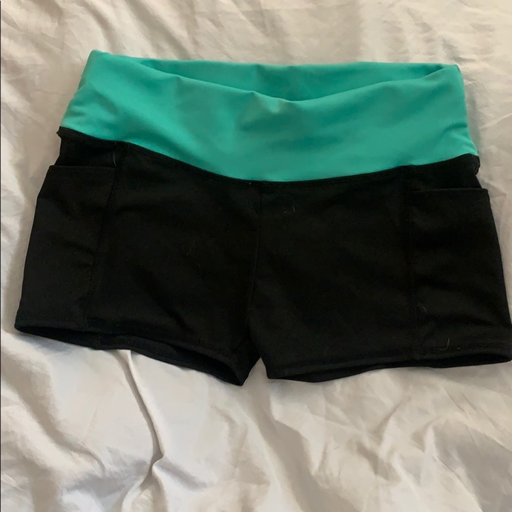 Spandex shorts with pockets! Size S